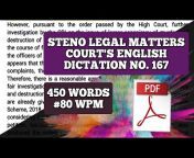STENO LEGAL MATTERS