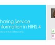 Sharing Service Information in HIFIS 4 from hifìs