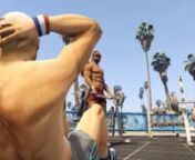 Heavy Thoughts, 2019, digital video from Grand Theft Auto V in-game editor (PC), voice over by Richard Guy Slatter, Gazi Mrah and August Bällgren, sound design by Daniel Westman nnA small group of bodybuilders are spending a day at an outdoor gym doing different workouts. While lifting weights they are having conversations about various contemporary issues, not too far from what the ancient Greeks presumably had in their intellectual muscle factory. They reflect upon the meaning of specific ter