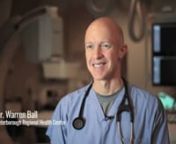 Dr. Warren Ball is an Interventional Cardiologist at Peterborough Regional Health Centre (PRHC). Every year, thousands of patients from all over central eastern Ontario are brought to the PRHC Cardiac Cath Lab for lifesaving treatment. Now, he and his colleagues need your help. The Cath Lab must be replaced. Without it, you, your loved ones, friends and neighbours might have to travel as far away as Kingston or Toronto at time when every second counts. Give today. Help us keep your heart here to