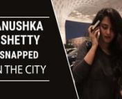 Anushka Shetty, who is gearing for the release of Nishabdham with R. Madhavan, was spotted at the Mumbai airport and she nailed her casual no make up look. Check out the video for more.