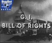 Stock Footage Link:nhttps://www.buyoutfootage.com/pages/pd_mil_newsreels_01.htmlnnThis film examines the many ways the G.I. bill of rights can assist WW2 veterans returning home and beginning the transition back to civilian life.nn00:00:42 Film begins with WWI veterans returning home to America on ships and marching in parades. n00:01:45 WW2 combat sequencesn00:02:17 Washington DC monumentsn00:02:37 Soldiers transitioning to civilians and signing up for the G.I. Bill of Rightsn00:03:42 Walking d