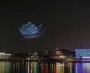 Spaxels Quadcopter Swarm Lightpainting / Linz, Austria 12/11/2013nnThe Ars Electronica Futurelab is experimenting with long-time-exposure shots to create 3d-Models and animations in the sky. nnhttp://www.aec.at/spaxels