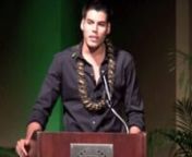 University of Hawai&#39;i basketball standout Christian Standhardinger gave a senior speech at the team&#39;s annual awards banquet on May 1 at the Sheraton Waikiki.
