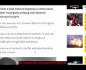 ray Teret ex dj and close friend of deviant jimmy savile is found guilty of rape, sentence next month.nnoriginal video by Tony b on youtube, visit and subscribe for more great videos.