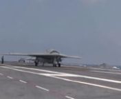 08/19/2014: The Navy&#39;s unmanned X-47B conducts flight operations aboard the aircraft carrier USS Theodore Roosevelt (CVN 71). The aircraft completed a series of tests demonstrating its ability to operate safely and seamlessly with manned aircraft. nn Credit: Navy Media Content Services:8/17/14