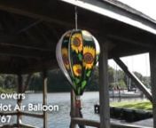 25767 22in Sunflowers Hot Air Baloon from 22in