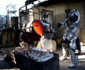 The Casting of the Screen Actors Guild AwardnAmerican Fine Arts Foundry, Burbank, CalifornianJanuary 17, 2013nnSkilled craftsmen working with the lost wax process pour molten bronze metal into models at The American Fine Arts Foundry.nnThe Screen Actors Guild (SAG) Award is called
