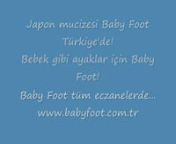 Japon mucizesi Baby Foot Türkiye&#39;de!nnBirçok insan ayak tabanlarıyla çeşitli sorunlar yaşamaktadır. Çünkü günümüz toplumlarda ayaklar ve bacaklar çok çalışmak için zorlanmakta ve bütün gün kapalı kalmaktadırlar. Ayak tabanları fazla göz önünde olmadığı ve dikkat çekmediği için birçok insan ayak bakımını göz ardı eder veya yoğun günlük temposunda ertelemektedir. Oysa bütün gün bizi taşıyan ayaklarımız daha fazla bakımı hak etmektedir.nnTaban deri