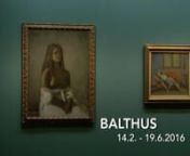 The first comprehensive retrospective of the controversial artist Balthus (Balthasar Klossowksi de Rola) will be on display in the Bank Austria Kunstforum until June 19, 2016.nThe exhibition was curated by Evelyn Benesch, Cécile Debray and Matteo Lafranconi, a cooperation with the Scuderie del Quirinale and Villa Medici, containing loans by the Centre Pompidou, the Musée national d’art moderne (Paris), The Art Institute of Chicago, Tate London, and The Metropolitan Museum of Art (New York) a