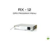 This video is about Zaxcom - RX-12 - 14 - QRX Program Menu