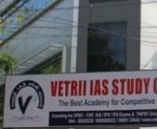 Vetrii IAS Academy located in Chennai, capital of Tamil Nadu. More than 12 years of experience in IAS, UPSC, TNPSC coaching centre. Guided and cleared more than 1000 candidates successfully from our training institute. nnFor more details visit: http://www.vetriias.com