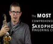 When it comes to fingering the notes on saxophone there are some basic key combinations that applies for all saxophones. The are referred to as the basic fingerings as they cover all the notes within in the normal register of the saxophone. nnSo, the cool thing is that if you know your fingerings on alto saxophone you can also finger the notes on a tenor saxophone. Pretty smart, right?nnnThis video is just an introduction to the free 33 video series covering all the basic saxophone fingerings in