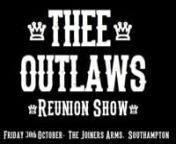 Its been 10 years !nTHEE OUTLAWSnTHE LOST BOYSnTOM HAYES (DEAD RABBITS)nMELT DUNESnLADY LAZARUSnnDJ&#39;snGREY MATTER (LEGENDARY CLUBNIGHTS FR0M THE &#39;NOUGHTIES&#39;)nBEN MANEY (CLUB PSYCHEDELIA)nPATCHWORK PARACHUTEnnIt has been 10 years since Thee Outlaws hit their heights by getting police escorted away from a show in Newbury and now it is time for a reunion... (Que the