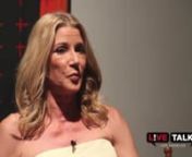 Candace Bushnell with Celia Walden at Live Talks Los Angeles, June 29, 2015, discussing her book,