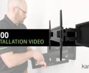 This easy-to-follow installation video will guide you through the steps required to safely mount your Kanto R300 Recessed TV mount. For more details, check out: https://kantomounts.com/product/r300nnNeed more support? Contact us!nhttps://kantomounts.com/contact/nnTV Size: 32″ – 55″nMax Weight: 80 lb (36 kg)nSupports VESA: 100×100 – 400×400nExtends: 1.25″ – 18.5″ (3.2 cm – 46.9 cm)nnVisit our website for more great mounting solutions. nhttps://kantomounts.comnnFollow us!nTwitter