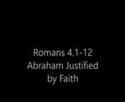 Indian Sign Language (ISL) Bible (KJV) Romans 4:1-12 Abraham Justified by Faith