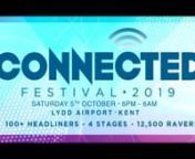 Full Line Up NOW Released - Read Below!!nnOn Saturday 5th October 2019....nConnected Festival @ The Legendary LYDD AIRPORT!nnFull Line Up!nn➡ CONNECTED MAIN STAGE ➡➡➡nn☆ ANDY Cnn☆ WILKINSONnn☆ SHY FX with STAMINA MCnn☆ DJ ZINC with DYNAMITE MCnn☆ S.P.Y with LOWQUInn☆ ALIX PEREZ x SPECTRASOUL (Back 2 Back)nn☆ RANDALL x DJ DIE (Back 2 Back) with MC GQnn☆ RENE LAVICEnn☆ DJ HYPEnn☆ HARRIET JAXXON with CODEBREAKERnn➡ BREAKIN SCIENCE STAGE ➡➡➡nn☆ HAZARDnn☆ KINGS