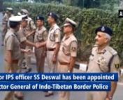 New Delhi, Nov 01 (ANI): Senior Indian Police Service (IPS) officer SS Deswal has been appointed Director General of Indo-Tibetan Border Police (ITBP). The Appointments Committee of the Cabinet (ACC) approved Deswal’s name for the post for a period up to his superannuation on August 31, 2021, said the statement issued by the Ministry of Personnel on Wednesday. He has been appointed in place of R K Pachnanda, who superannuated today. Deswal, a 1984 batch IPS officer of Haryana cadre, is current