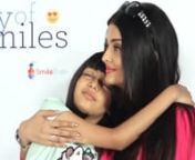 Proud Aaradhya hugs and kisses mom Aishwarya Rai Bachchan for her support at an NGO event. The mother-daughter were caught in a candidly pure moments by the cameramen. Aishwarya accompanied by her mother Vrinda Rai and daughter made their presence at an event by Smile Train NGO which helps in the surgeries of children born with cleft. They met and greeted the children on stage and even cut cake with them. Aishwarya in a hot pink blazer gave a fun spin to the formal look in a relaxed grey t-shirt