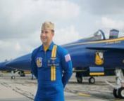 I had the opportunity to interview Lt. Lance Benson of the U.S Navy Blue Angels at Thunder Over Michigan 2017. Members of the media took turns asking questions. Below are the paraphrased questions we asked during the interview.nnInterview Lt. Lance Benson U.S Navy Blue Angels #4n0:04 Introductionn0:44 How did you become a Naval Aviator?n1:06 Did you participate in ROTC? When did you join the U.S Navy?n1:17 How do you balance work and family?n2:00 Has your family had the opportunity to watch the