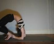 Backbend to my elbows and ALMOST grabbing my ankle, headstand and split progress.