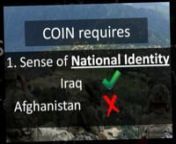 Please watch full screen (arrows icon on lower right of viewer).nnWhite Paper: Turnaround AfghanistannnAs conditions worsen in Afghanistan, a turnaround will require a shift in US policy and strategy. nnPOLICYnnThe desired outcome--and best way to deny Al Qaeda/Taliban sanctuary--is a stable Afghanistan characterized by local consensus government.Such governance is the only viable approach, and has always worked there given Afghanistan&#39;s unique combination of ethnic and tribal diversity, chall