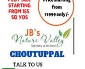 ꧁࿈r✿✿✿✿n *JB&#39;s Nature Valley choutuppal*nn JB&#39;s Nature Valley choutuppalncontact for details *9885925256 /8978188978* ✿✿n✿ We are launched our jb nature valley phase-4n☞ Base price 7500/-✹n☞ Phase-5, A block 11000/-✹ B-block 13000/-✹n☞ East and corners extra per sqryard as bellow mantioned East 500, S.E 600,n N.E 800, 100 feet road 1000/- extra ❀✿nn✿✿✿✿ PROJECT HIGHLIGHTS ✿✿✿✿nn☞ Mega Residential Community✹n☞ State of the art club house wit
