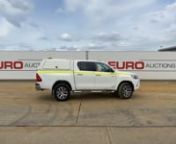 Toyota Hilux Invincible 4WD 6 Speed Crew Cab Pick Up, Cruise Control, Reverse Camera, Parking Sensors, Bluetooth, A/C, Pro Top Canopy - CP66 GHU - AHTBB3CD201732047n140298085nnOG