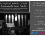 In this year-long series, Confronting American Health Disparities, we amplify urgent health concerns related to women and LGBTQ communities. In the United States, health disparities track along nearly every aspect of healthcare delivery, too often resulting in unequal treatment, poor health outcomes, and sadly, even death. From birth to death, race, sex, disability and LGBTQ discrimination interferes with achieving wellness and wellbeing. This series takes up these important concerns and centers