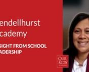 Shetal Patel is the Vice Principal at Kendellhurst Academy, a school with a nurturing and caring staff as well as a thorough academic curriculum.nn00:43 - Three things Shatel loves about her job.n02:26 - The most exciting thing she did at the school when she first joined.n04:07 - Her typical day at school.n08:24 - The typical journey for a student at the school.n11:44 - Staff turnover.n14:07 - An example of one who lives the values of the school today.n15:59 - The relationship between alumni and