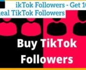 https://famoid.com/buy-tiktok-followers/nBuy TikTok followers and expand your reach. Cheap prices and instant delivery. You can get real TikTok followers from &#36;3.95. Try Famoid!