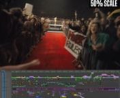 This is a deconstructed edit of the new WWE 2K24 launch trailer, showing the speed ramps, scaling and fx, along with a scrolling timeline of the offline cut.