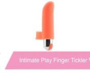 https://www.pinkcherry.com/products/intimate-play-finger-tickler-vibe (PinkCherry US)nhttps://www.pinkcherry.ca/products/intimate-play-finger-tickler-vibe(PinkCherry Canada)nnWhen things start getting heated (in a sexy way!), there&#39;s nothing like the practiced, patient touch of a familiar finger pinpointing that perfect spot. Now, imagine that same finger targeting erogenous zones while pulsing and throbbing with vibration. Better yet, explore that very pleasurable scenario with the help of Ca