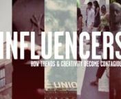 INFLUENCERS is a short documentary that explores what it means to be an influencer and how trends and creativity become contagious today in music, fashion and entertainment.nnThe film attempts to understand the essence of influence, what makes a person influential without taking a statistical or metric approach.nnWritten and Directed by Paul Rojanathara and Davis Johnson, the film is a Polaroid snapshot of New York influential creatives (advertising, design, fashion and entertainment) who are sh