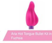 https://www.pinkcherry.com/products/aria-hot-tongue-bullet-kit(PinkCherry US)nnhttps://www.pinkcherry.ca/products/aria-hot-tongue-bullet-kit(PinkCherry Canada)nnWhat do we say to playtime boredom? Not Today! Yeah, the name of the collection (spelled slightly differently, to be fair) the fearlessly pleasurable Aria Hot Tongue vibe hails from is having a bit of a moment in the sun right now! Blush Novelties probably couldn&#39;t have predicted the way G.O.T was headed, but then again, they&#39;re pret