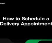 Introducing scheduled delivery appointments. Your customer can recei