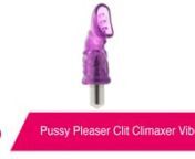 https://www.pinkcherry.com/products/pussy-pleaser-clit-climaxer (PinkCherry US)nhttps://www.pinkcherry.ca/products/pussy-pleaser-clit-climaxer (PinkCherry Canada)nn–nnCreated specifically for clitoral stimulation (but working wonders on just about any external sweet spot!), the petite Pussy Pleaser&#39;s discreet size and sexily strategic shape adds lots of extra excitement to sex, foreplay, and alone time.nnApproximately the length of your or your partner&#39;s finger, the Climaxer consists of two pa