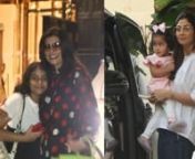 Sushmita Sen with her daughter Alisah, and Shilpa Shetty Kundra with Samisha have a mother-daughter Day OUT. Susmita’s little girl turned 12 yesterday. 90s Bollywood diva Sonali Bendre stood tall and fit in a casual t-shirt and straight fit denim jeans. She kept a no-makeup look as she headed to a salon in the city. South Indian actress Raashii Khanna kept it low and chic in a boyfriend white shirt and pencil fit denims. She was kind enough to be patient with the shutterbugs and struck a pose