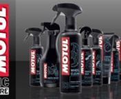 Motul Wheel Clean&#39;s concentrated formula cleans to perfection all motorcycle rims. nnSpray on the rim. Leave to work for 2 minutes, then rub with a cloth, brush, ordamp sponge. Rinse thoroughly with clean water. If necessary, repeat the operation on very ingrained dirt. Motul Wheel Clean effectively dissolves greases, oils, and brake dust residues on the rims, without attacking paints or varnishes. With a PH-neutral formula, the product is suitable for all types of rims (aluminium, painted, ch