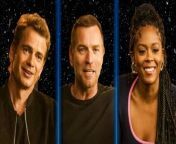 Ewan McGregor, Hayden Christensen and Moses Ingram each answer the same seven questions about Star Wars. Anakin Skywalker (Christensen), Obi-Wan Kenobi (McGregor), and Reva (Ingram) will star in Disney+ new miniseries Obi-Wan Kenobi premiering on May 27th. How would they describe their characters? What was McGregor&#39;s initial reaction when he was cast in Star Wars? Did the new series change their perception of the Star Wars universe?