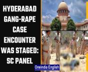 A Supreme court-appointed committee has said that the encounter of the accused in the Hyderabad gangcase was staged.- &#60;br/&#62; &#60;br/&#62;#SupremCourt #Hyderabad #Telangana