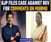 BJP files cases against Ram Gopal Varma for comments on their Presidential nominee Draupadi Murmu. Telangana BJP leader filed a complaint against the director at the Abid Road Police Station, accusing him of disrespecting the SC and ST community. &#60;br/&#62; &#60;br/&#62;#DraupadiMurmu #RamGopalVarma #BJP