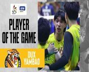 UAAP Player of the Game Highlights: Dux Yambao directs UST's arsenal in thriller over NU from lsn nu 02mothersex