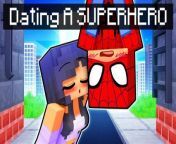Dating a SUPERHERO in Minecraft! from minecraft peeing