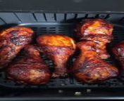 Air Fryer Recipes Chicken Breast Bbq Chicken Recipes Air Fyer Recipes Bbq Chicken Legs Good Eats Poultry Food Videos Delicious