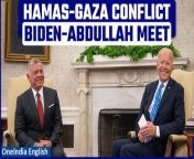 In a significant development, President Joe Biden announces a potential pause in the Hamas-Gaza war, revealing a new strategic move aimed at brokering peace. Stay tuned for the latest updates on this pivotal moment in the ongoing conflict. &#60;br/&#62; &#60;br/&#62; &#60;br/&#62;#IsraelHamas #IsraelHamasWar #Gaza #GazaCrisis #GazaStrip #Palestine #JoeBiden #KingAbdullahII #OneindiaNews&#60;br/&#62;~HT.178~PR.274~ED.103~CA.280~