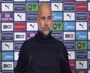 Manchester City boss Pep Guardiola on their 2-0 win over Everton in the Premier League