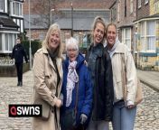 A lifelong Coronation Street fan was given the best surprise by her family - a day trip to visit the set.&#60;br/&#62;&#60;br/&#62;Barbara Hopkinson, 79, began watching the ITV soap in her twenties and has never missed an episode. &#60;br/&#62;&#60;br/&#62;Her daughter, Karen Cosier, 54, and granddaughters Mollie, 25, and Lauren Cosier, 28, decided to surprise her with a day on set. &#60;br/&#62;&#60;br/&#62;Granddaughter Mollie, who filmed the whole day, said her nan was like &#39;&#92;