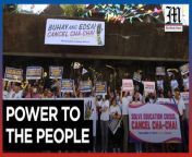 38th People Power Anniversary remembered&#60;br/&#62;&#60;br/&#62;The Buhay ang Edsa Campaign network holds a rally in front of the Edsa Shrine in Ortigas on Friday, Feb. 23, 2024 following a mass to commemorate the 38th anniversary of the &#39;people power revolution&#39; that ended the 20-year rule of then president Ferdinand Marcos Sr., father and namesake of the incumbent leader, Ferdinand Jr. Former senator Leila De Lima, Sen. Risa Hontiveros, lawyer Chel Diokno, former senator Benigno &#39;Bam&#39; Aquino IV, former congressman Edcel Lagman, former Commission on Higher Education chairman Patricia Licuanan, former presidential adviser on the peace process Teresita &#39;Ging&#39; Deles were present for the event dubbed &#39;National Day for Prayer and Action.&#39; &#60;br/&#62;&#60;br/&#62;Video by Ismael De Juan&#60;br/&#62;&#60;br/&#62;Subscribe to The Manila Times Channel - https://tmt.ph/YTSubscribe &#60;br/&#62;Visit our website at https://www.manilatimes.net &#60;br/&#62; &#60;br/&#62;Follow us: &#60;br/&#62;Facebook - https://tmt.ph/facebook &#60;br/&#62;Instagram - https://tmt.ph/instagram &#60;br/&#62;Twitter - https://tmt.ph/twitter &#60;br/&#62;DailyMotion - https://tmt.ph/dailymotion &#60;br/&#62; &#60;br/&#62;Subscribe to our Digital Edition - https://tmt.ph/digital &#60;br/&#62; &#60;br/&#62;Check out our Podcasts: &#60;br/&#62;Spotify - https://tmt.ph/spotify &#60;br/&#62;Apple Podcasts - https://tmt.ph/applepodcasts &#60;br/&#62;Amazon Music - https://tmt.ph/amazonmusic &#60;br/&#62;Deezer: https://tmt.ph/deezer &#60;br/&#62;Tune In: https://tmt.ph/tunein&#60;br/&#62; &#60;br/&#62;#TheManilaTimes &#60;br/&#62;#tmtnews &#60;br/&#62;#peoplepower &#60;br/&#62;#edsa &#60;br/&#62;#chacha